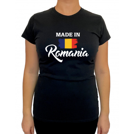 Tricou Made In Romania - Heavy Cotton Femei - D000010U