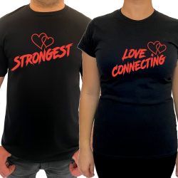 Tricou Strongest love connecting (pentru Femeie) - D00014F