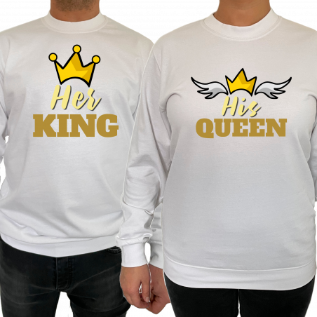 Bluza Her king his queen (pentru Femeie) - D000146F