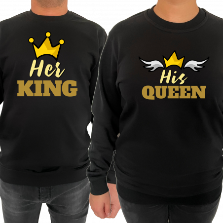 Bluza Her king his queen (pentru Femeie) - D000146F