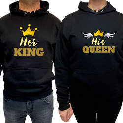 Hanorac Her king his queen (pentru Femeie) - D000146F