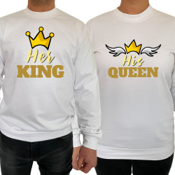 Bluza Her king his queen...