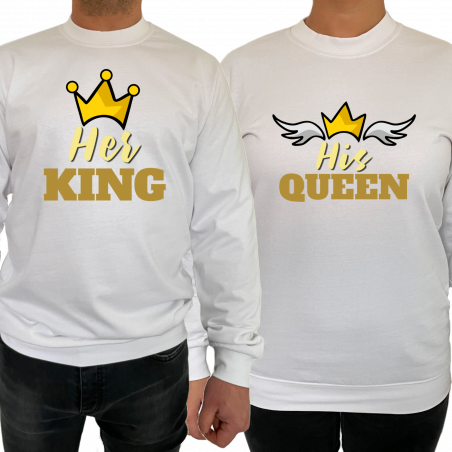 Bluza Her king his queen (pentru Barbat) - D000146M