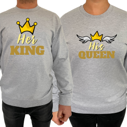 Bluza Her king his queen (pentru Barbat) - D000146M