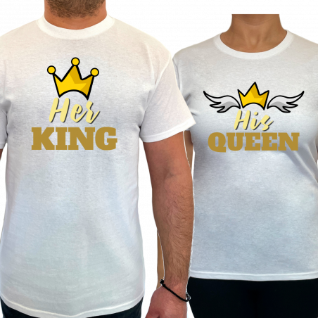 Tricou Her king his queen (pentru Barbat) - D000146M