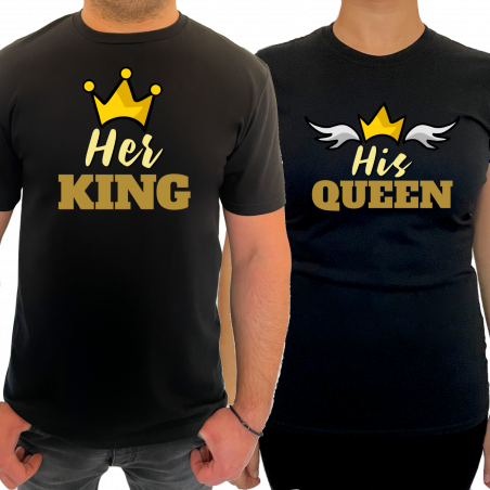 Tricou Her king his queen (pentru Barbat) - D000146M