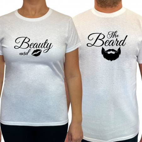 Tricou The beauty and the beard (pentru Femeie) - D000164F