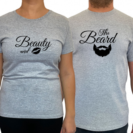 Tricou The beauty and the beard (pentru Femeie) - D000164F