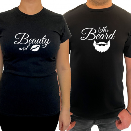 Tricou The beauty and the beard (pentru Femeie) - D000164F