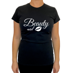 Tricou The beauty and the beard (pentru Femeie) - D000164F