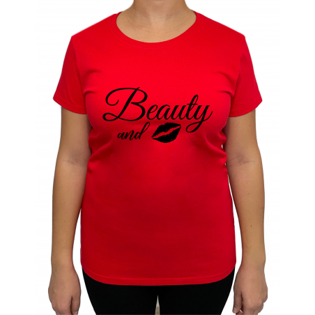 Tricou The beauty and the beard (pentru Femeie) - D000164F