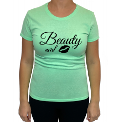 Tricou The beauty and the beard (pentru Femeie) - D000164F