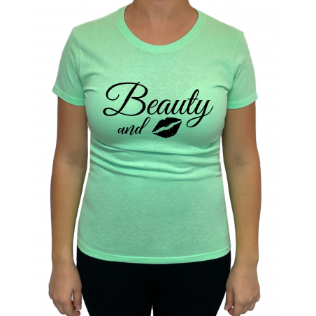 Tricou The beauty and the beard (pentru Femeie) - D000164F