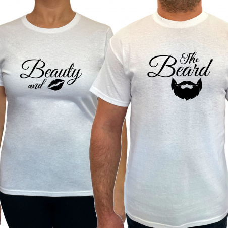 Tricou The beauty and the beard (pentru Barbat) - D000164M