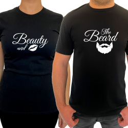 Tricou The beauty and the beard (pentru Barbat) - D000164M