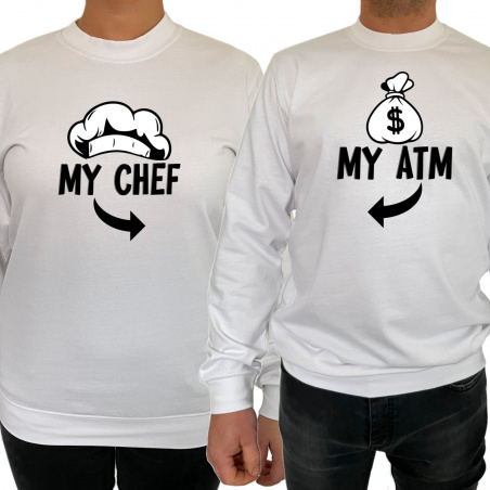 Bluza My chef my atm (pentru Barbat) - D000166M