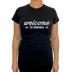 Tricou Welcome To Romania - Heavy Cotton Femei - D000017U