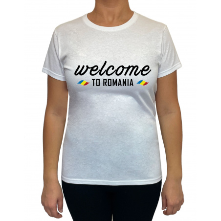 Tricou Welcome To Romania - Heavy Cotton Femei - D000017U