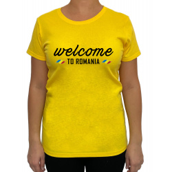 Tricou Welcome To Romania - Heavy Cotton Femei - D000017U