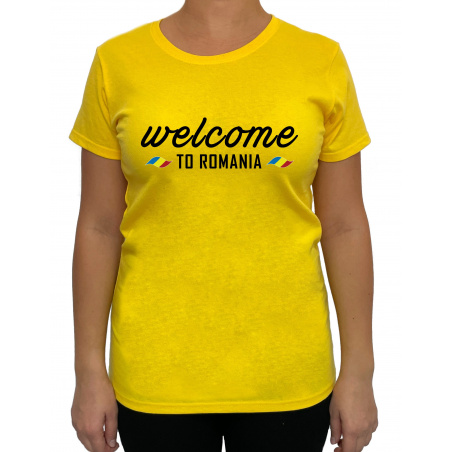 Tricou Welcome To Romania - Heavy Cotton Femei - D000017U