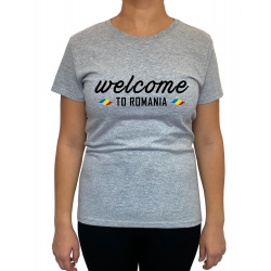 Tricou Welcome To Romania - Heavy Cotton Femei - D000017U