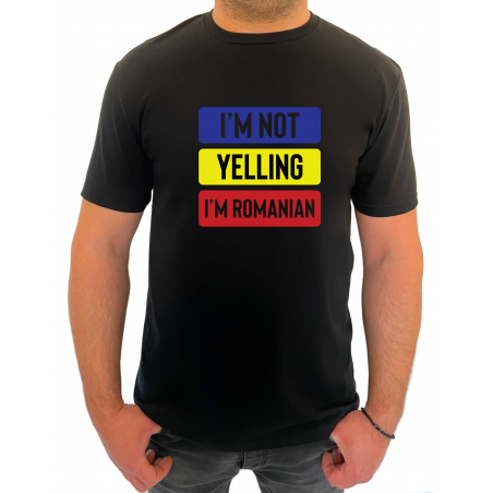 Tricou I'm not yelling I'm Romanian - Heavy Cotton Barbati - D000005U