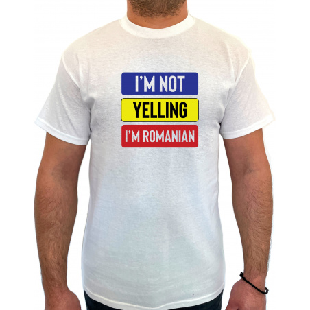 Tricou I'm not yelling I'm Romanian - Heavy Cotton Barbati - D000005U