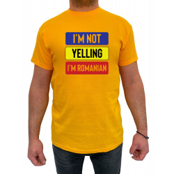 Tricou I'm not yelling I'm Romanian - Heavy Cotton Barbati - D000005U