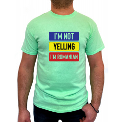 Tricou I'm not yelling I'm Romanian - Heavy Cotton Barbati - D000005U