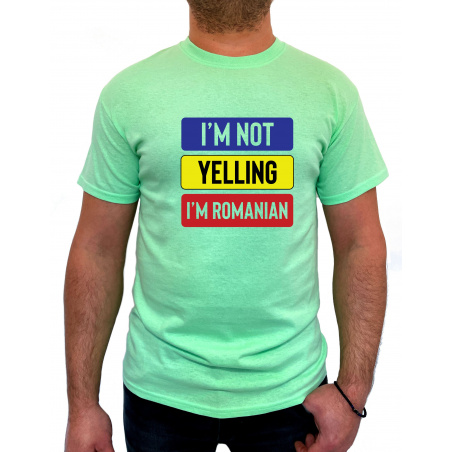 Tricou I'm not yelling I'm Romanian - Heavy Cotton Barbati - D000005U