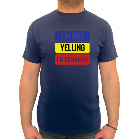 Tricou I'm not yelling I'm Romanian - Heavy Cotton Barbati - D000005U