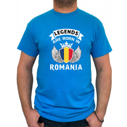 Tricou legends are born in Romania - Heavy Cotton Barbati - D000008U