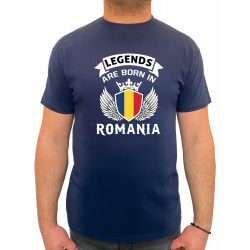 Tricou legends are born in Romania - Heavy Cotton Barbati - D000008U