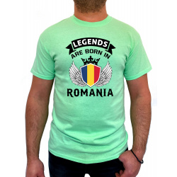 Tricou legends are born in Romania - Heavy Cotton Barbati - D000008U