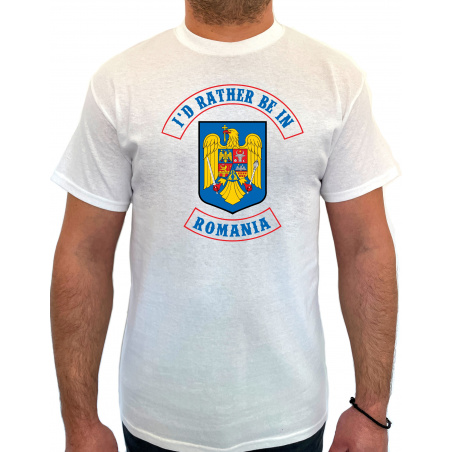 Tricou I'd rather be in Romania - Heavy Cotton Barbati - D000021U