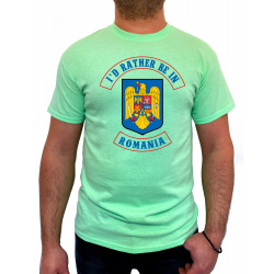 Tricou I'd rather be in Romania - Heavy Cotton Barbati - D000021U