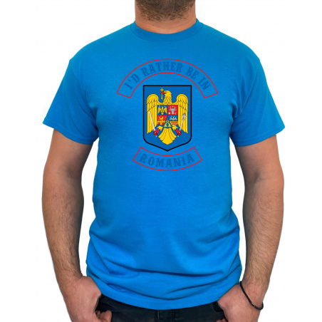 Tricou I'd rather be in Romania - Heavy Cotton Barbati - D000021U