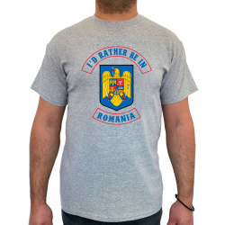 Tricou I'd rather be in Romania - Heavy Cotton Barbati - D000021U