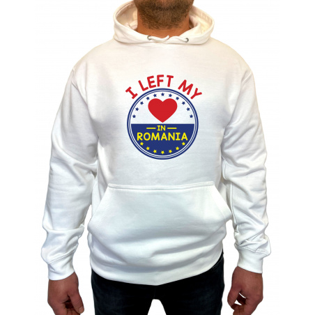 Hanorac I left my heart on Romania Unisex - D000003UA