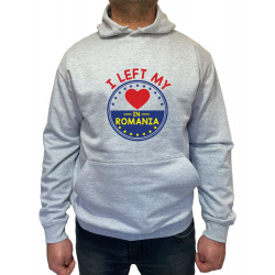 Hanorac I left my heart on Romania Unisex - D000003UA