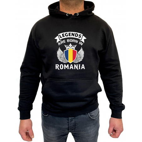 Hanorac legends are born in Romania  Unisex - D000008U